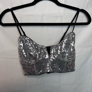 For Love and Lemons Sequin bustier